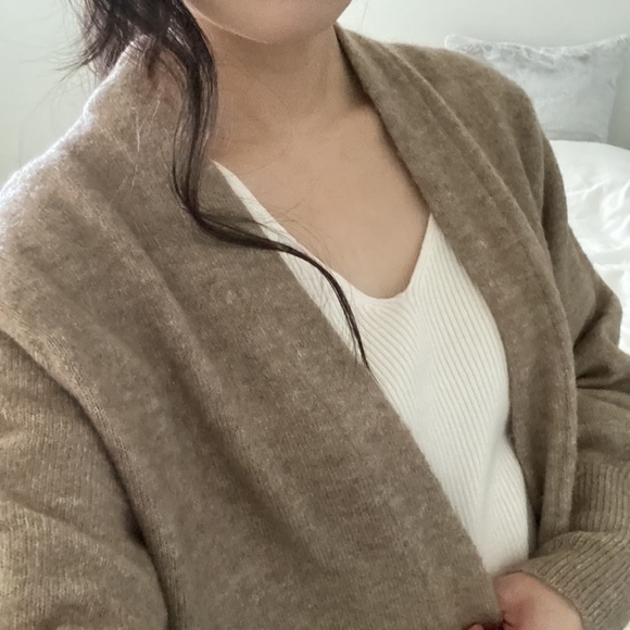 H&M long cardigan with balloon sleeves XS - Picture 3 of 6